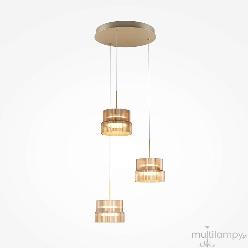 Scala lampa wisząca LED 33W 3000K antyczny brąz MOD496PL-L33BZK
