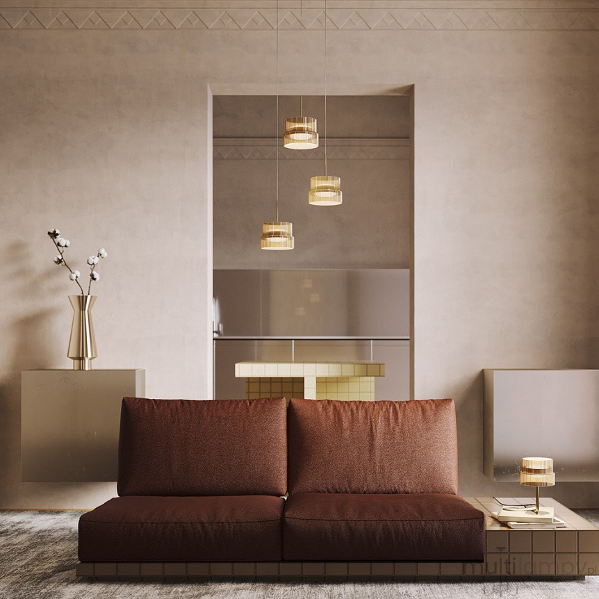 Scala lampa wisząca LED 33W 3000K antyczny brąz MOD496PL-L33BZK