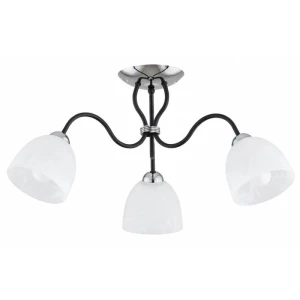 Ariel lampa sufitowa 3xE27 czarna chrom 62637