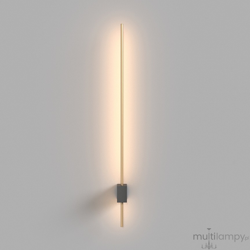 Pars kinkiet LED 6W 3000K czarny/złoty C070WL-L6GB3K