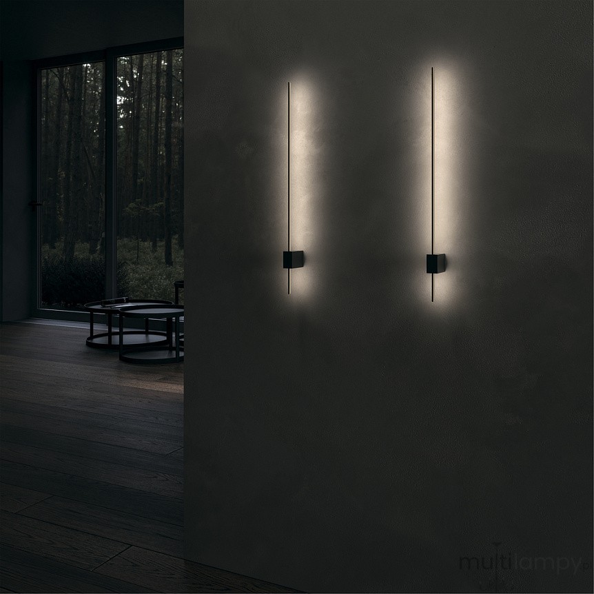 Pars kinkiet LED 6W 3000K czarny/złoty C070WL-L6GB3K