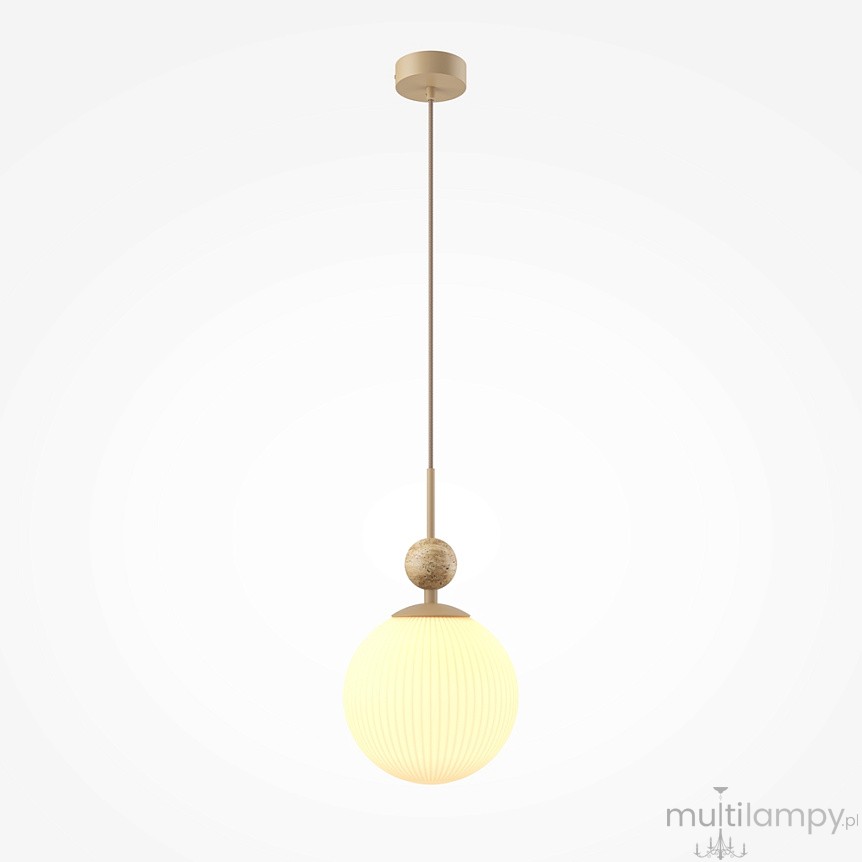 Tavo lampa wisząca 1xE27 beżowa MOD453PL-01BG