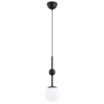 Fioro lampa wisząca E14 czarna biały 61653
