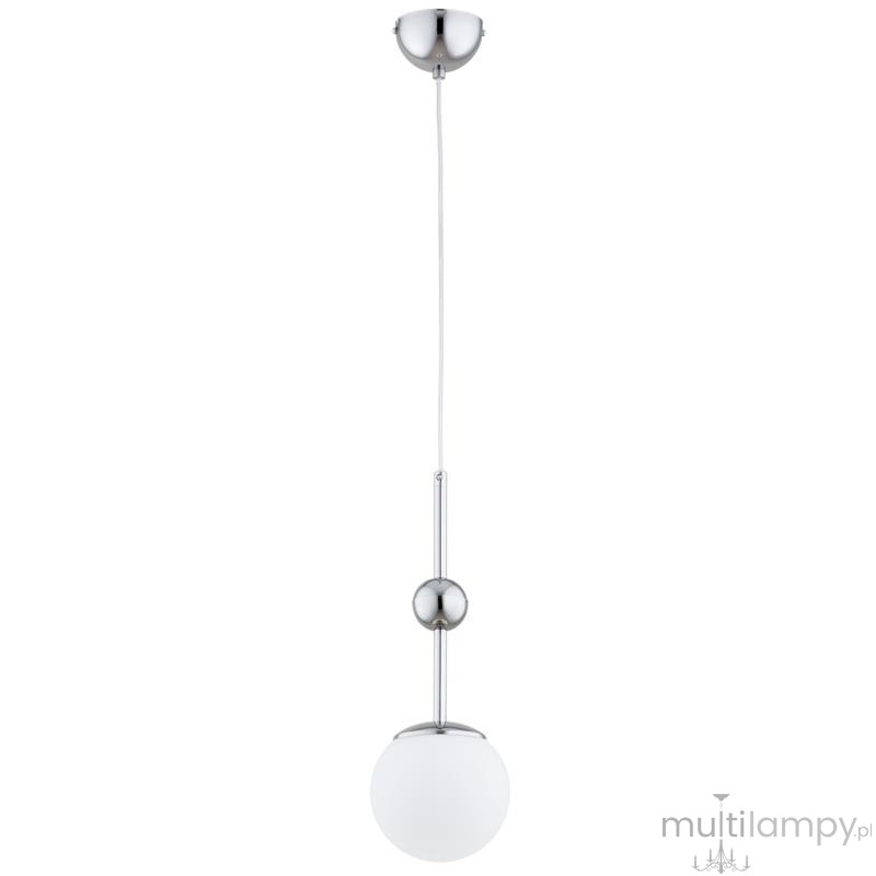 Fioro lampa wisząca E14 chrom biały 61654