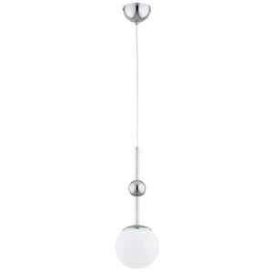 Fioro lampa wisząca E14 chrom biały 61654