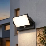 Merko kinkiet elewacyjny kierunkowy z czujnikiem ruchu LED 18W 4000K czarny