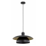 Helisto lampa wisząca E27 czarna 61552