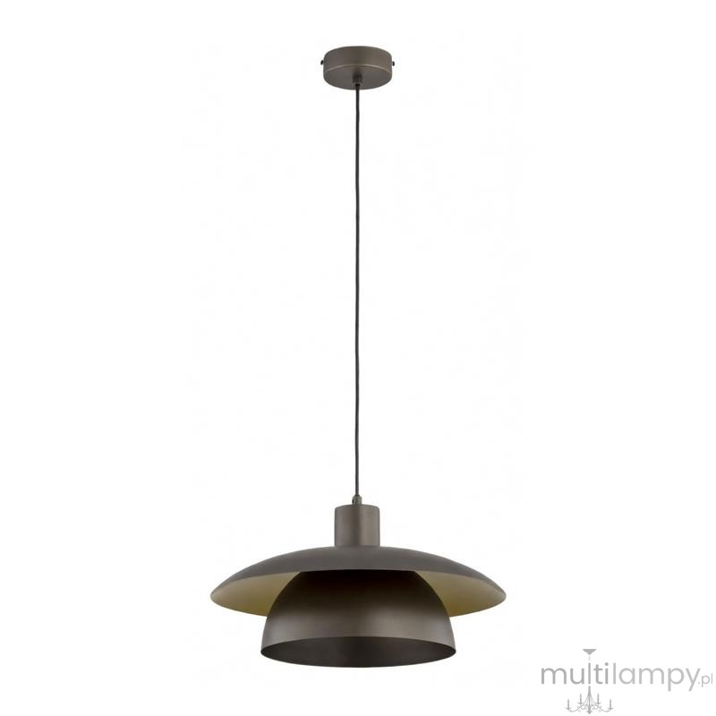 Helisto lampa wisząca E27 brązowa 61553