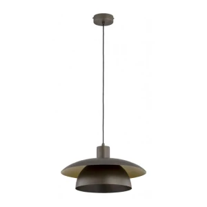 Helisto lampa wisząca E27 brązowa 61553