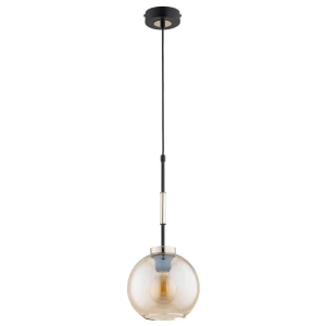 Verone lampa wisząca E27 czarna złota 61664