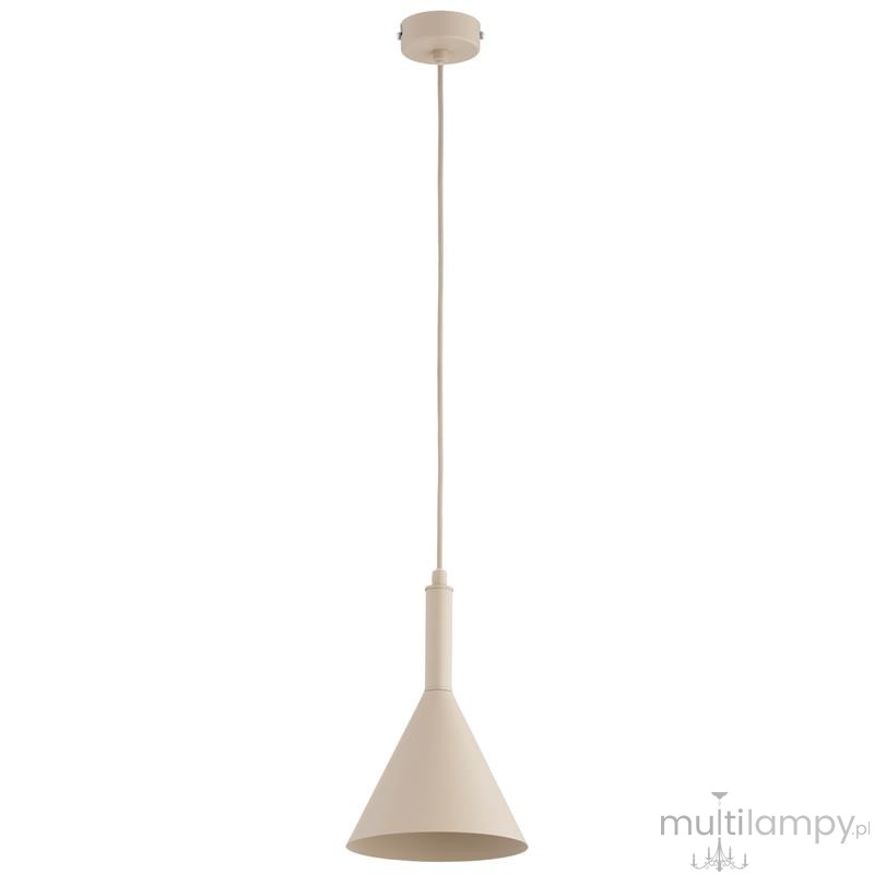 Velvet lampa wisząca E27 beżowa 61682