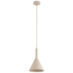 Velvet lampa wisząca E27 beżowa 61682