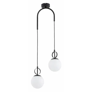 Morena lampa wisząca 2xE14 czarna biała 62661