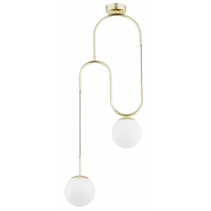 Venon Pro lampa wisząca 2xE14 złota biała 62665