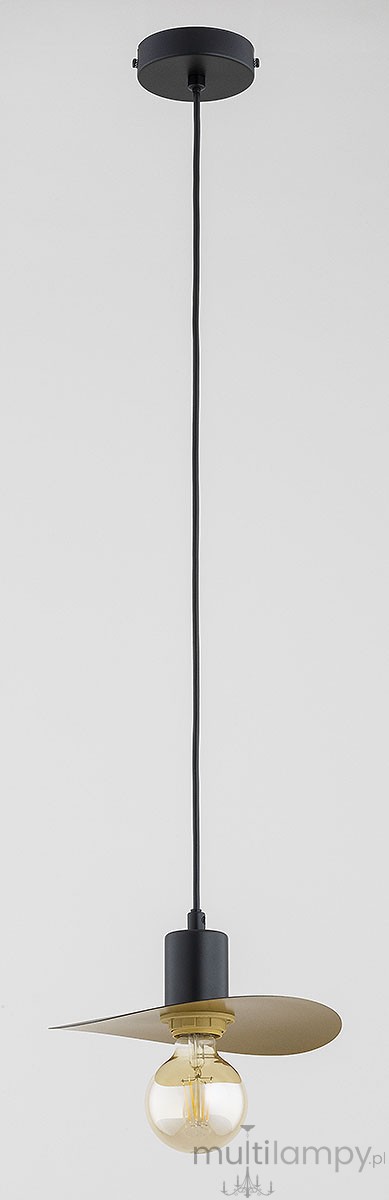 Savana D23 lampa wisząca E27 czarna 61625