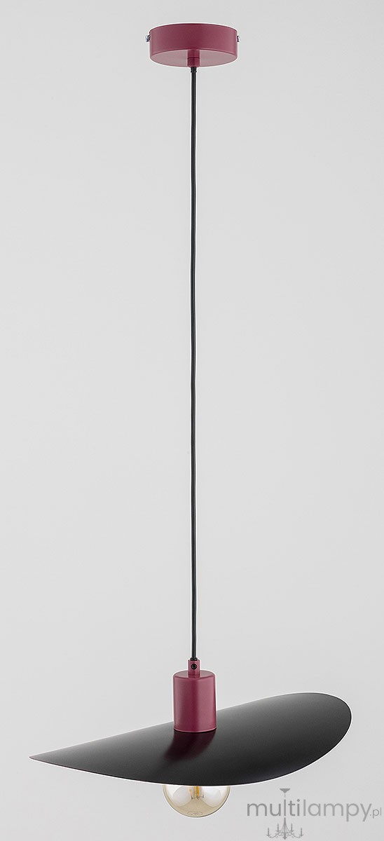 Savana Oval lampa wisząca E27 różowa 61626
