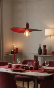Savana Oval lampa wisząca E27 różowa 61626