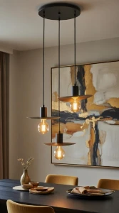 Savana lampa wisząca ExE27 czarna 62633