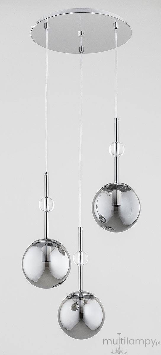 Arvena lampa wisząca 3xE14 chrom 62641