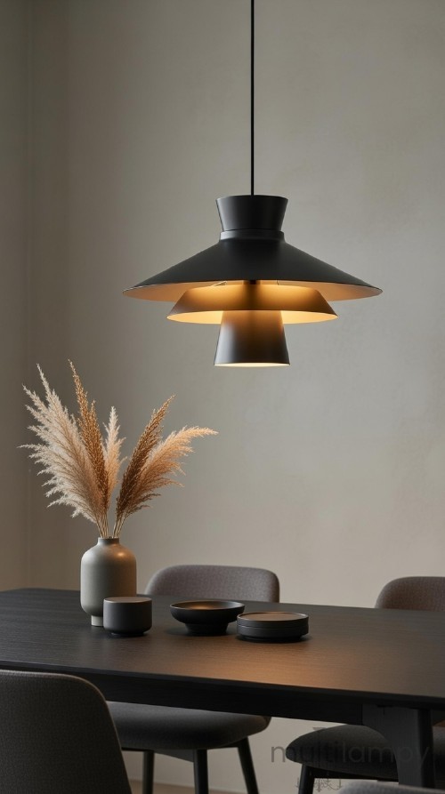 Celeste lampa wisząca E27 czarna 61652