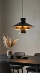 Celeste lampa wisząca E27 czarna 61652