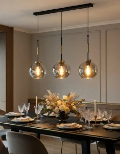 Verone lampa wisząca 3xE27 czarna złota 62649