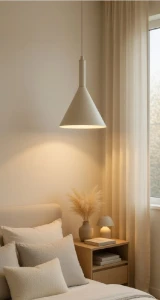 Velvet lampa wisząca E27 beżowa 61682