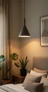 Velvet Metalik lampa wisząca E27 beżowa 61681