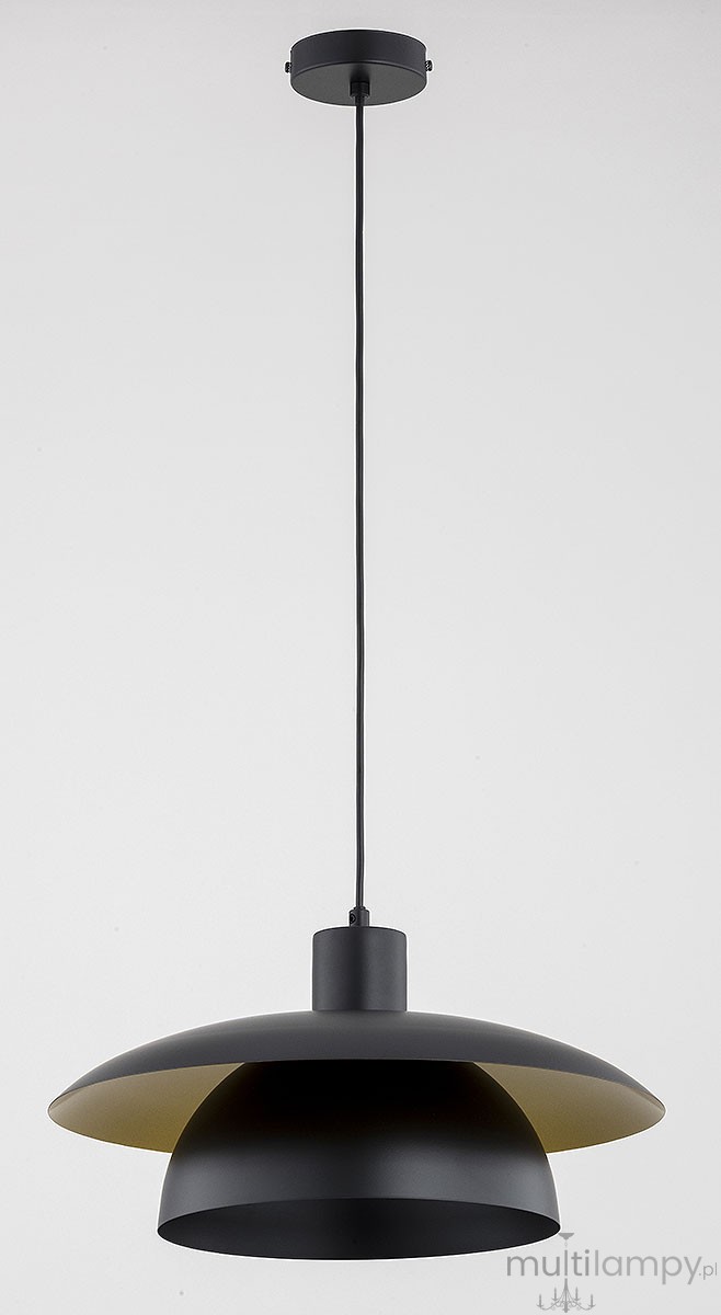 Helisto lampa wisząca E27 czarna 61552