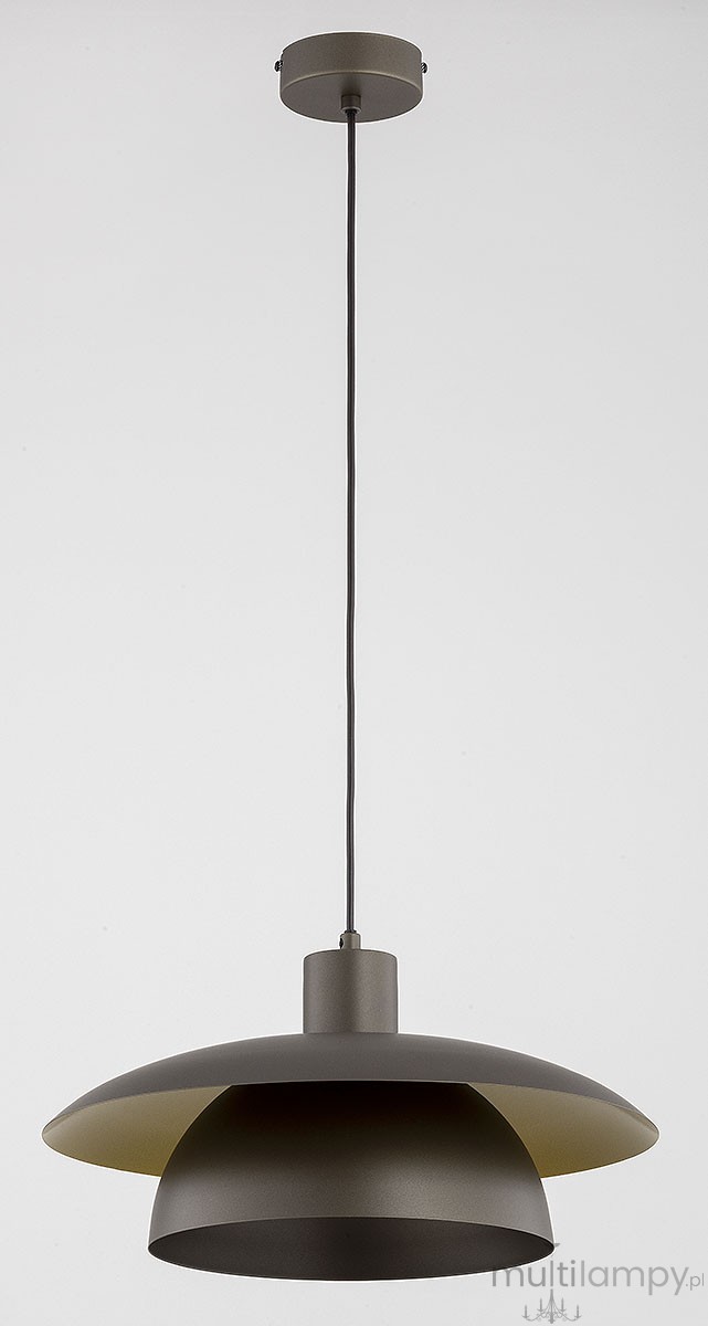 Helisto lampa wisząca E27 brązowa 61553