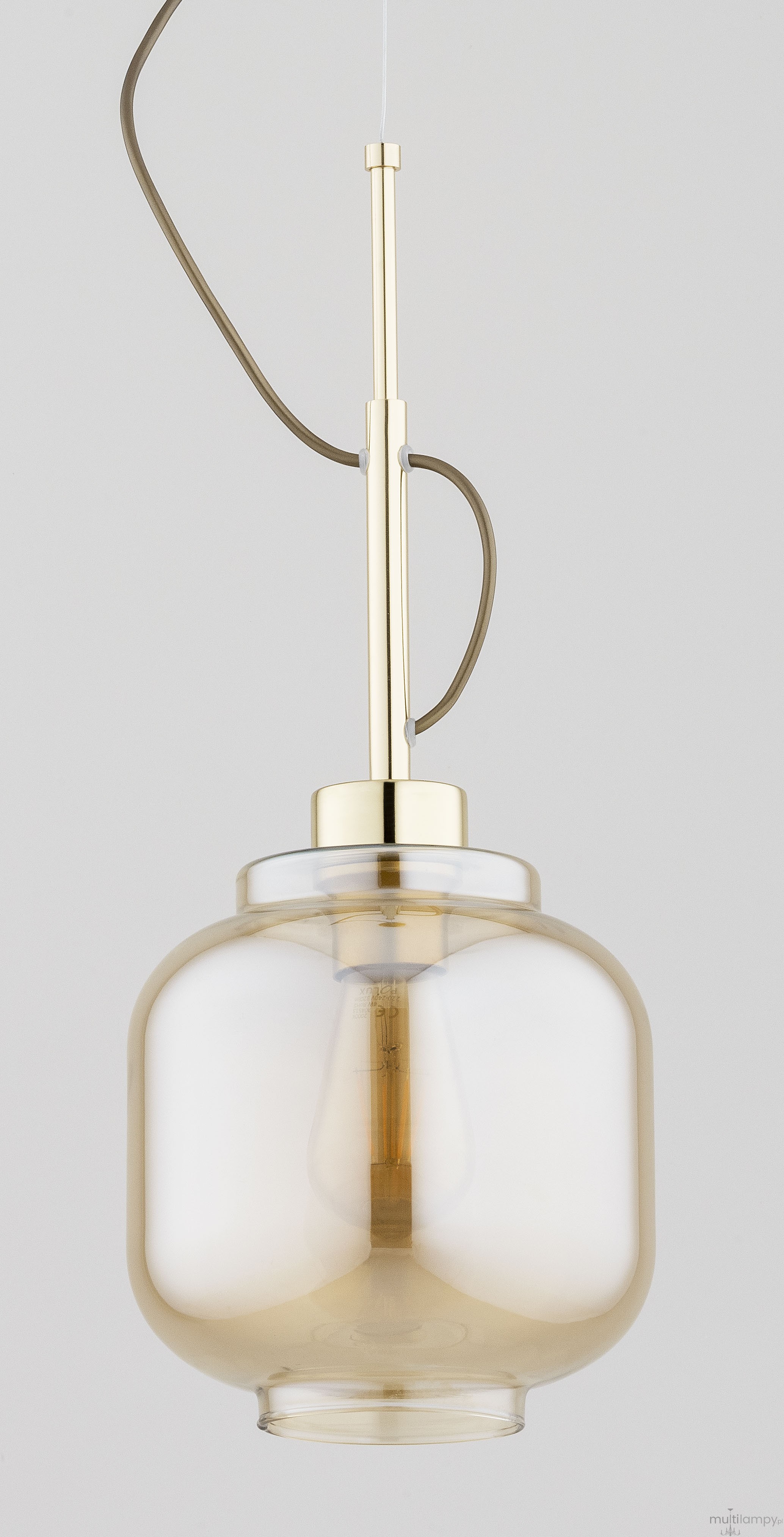 Lexa lampa wisząca E27 złota 61579