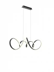 Toronto lampa wisząca LED 64W czarna 7095-0110