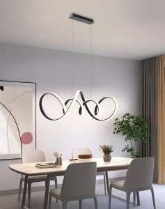 Toronto lampa wisząca LED 64W czarna 7095-0110