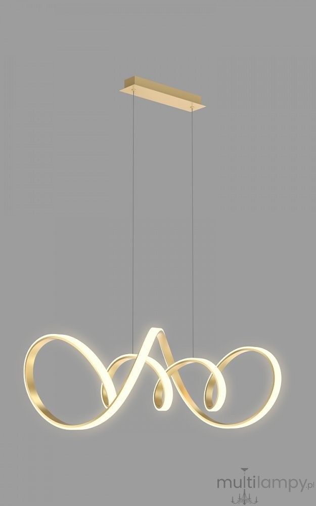 Toronto lampa wisząca LED 64W złota 7095-0115