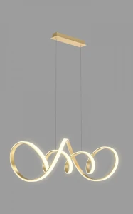 Toronto lampa wisząca LED 64W złota 7095-0115