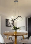 Art lampa wisząca LED 138W czarna 7097-0110