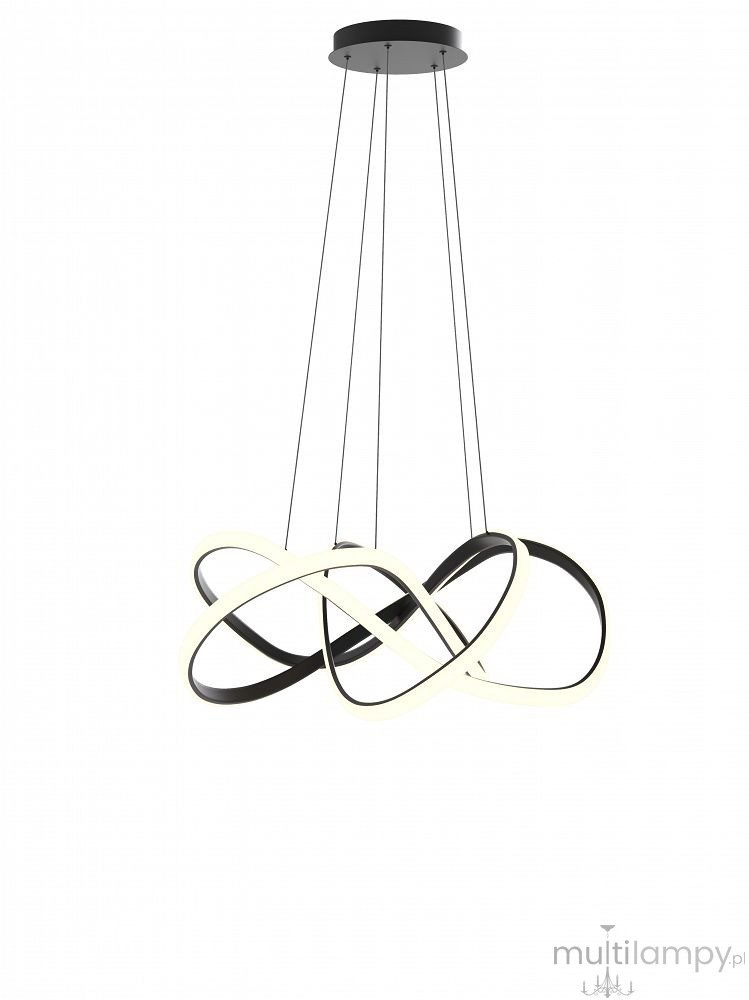 Art lampa wisząca LED 138W czarna 7097-0110