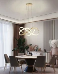 Art lampa wisząca LED 138W złota 7097-0115