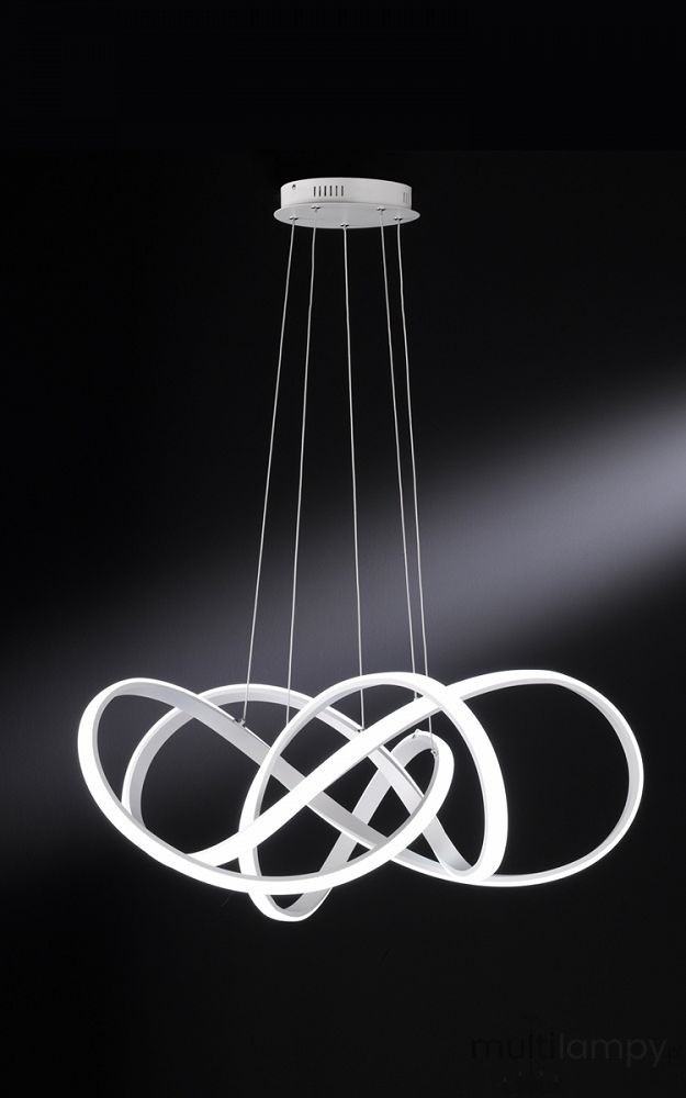 Art lampa wisząca LED 138W srebrna 7097-0163
