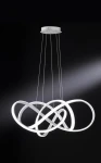 Art lampa wisząca LED 138W srebrna 7097-0163