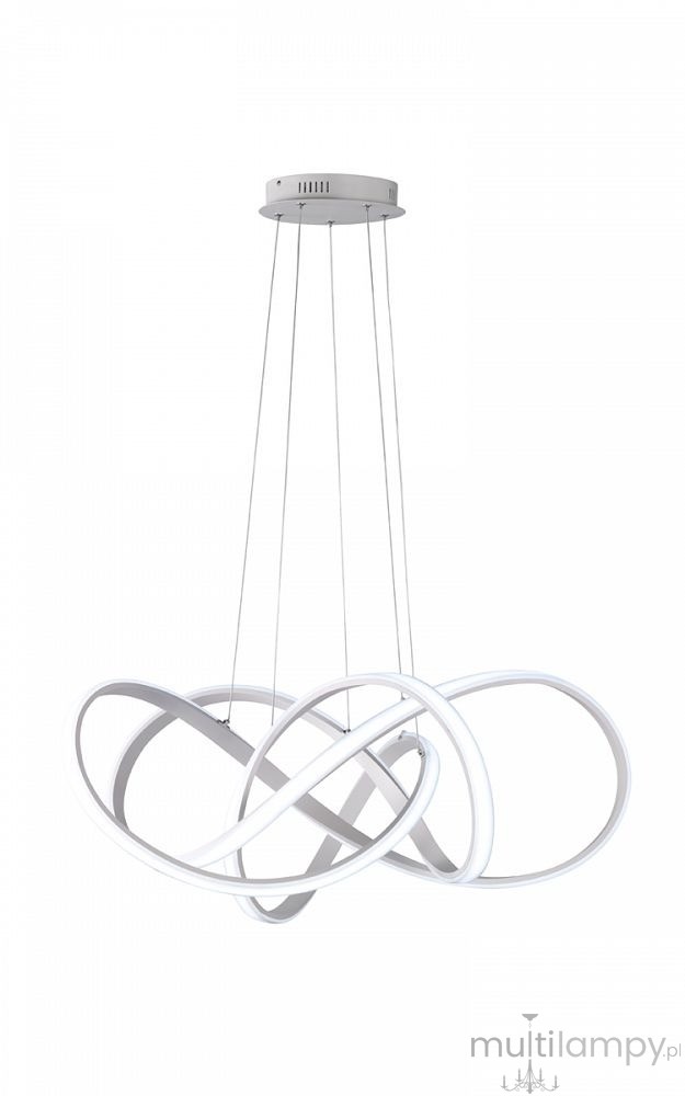 Art lampa wisząca LED 138W srebrna 7097-0163