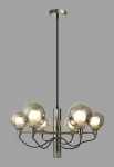 Classico lampa wisząca 6xG9 czarny chrom 6221-0610