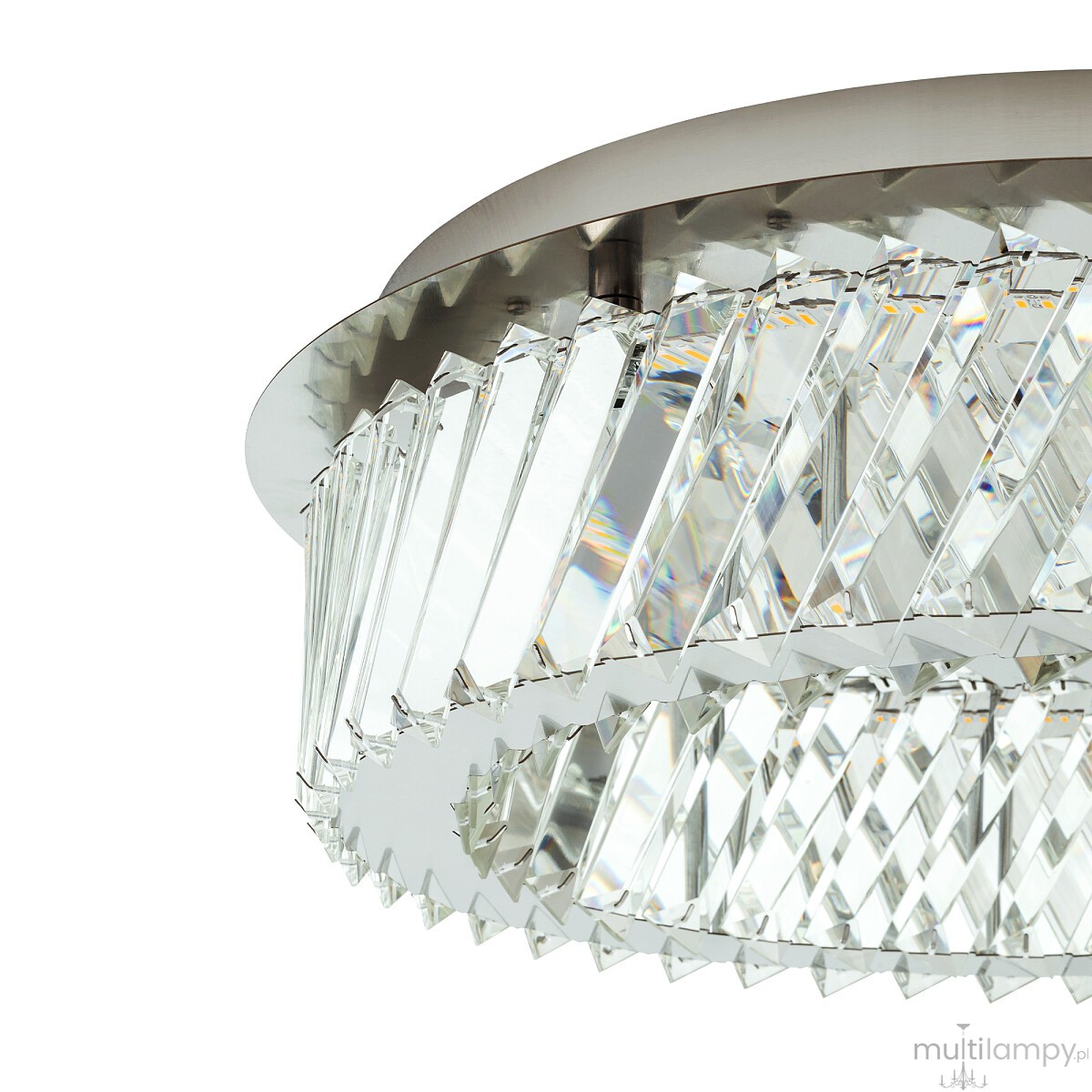 Luxora lampa sufitowa LED 20W 3000K nikiel 11708