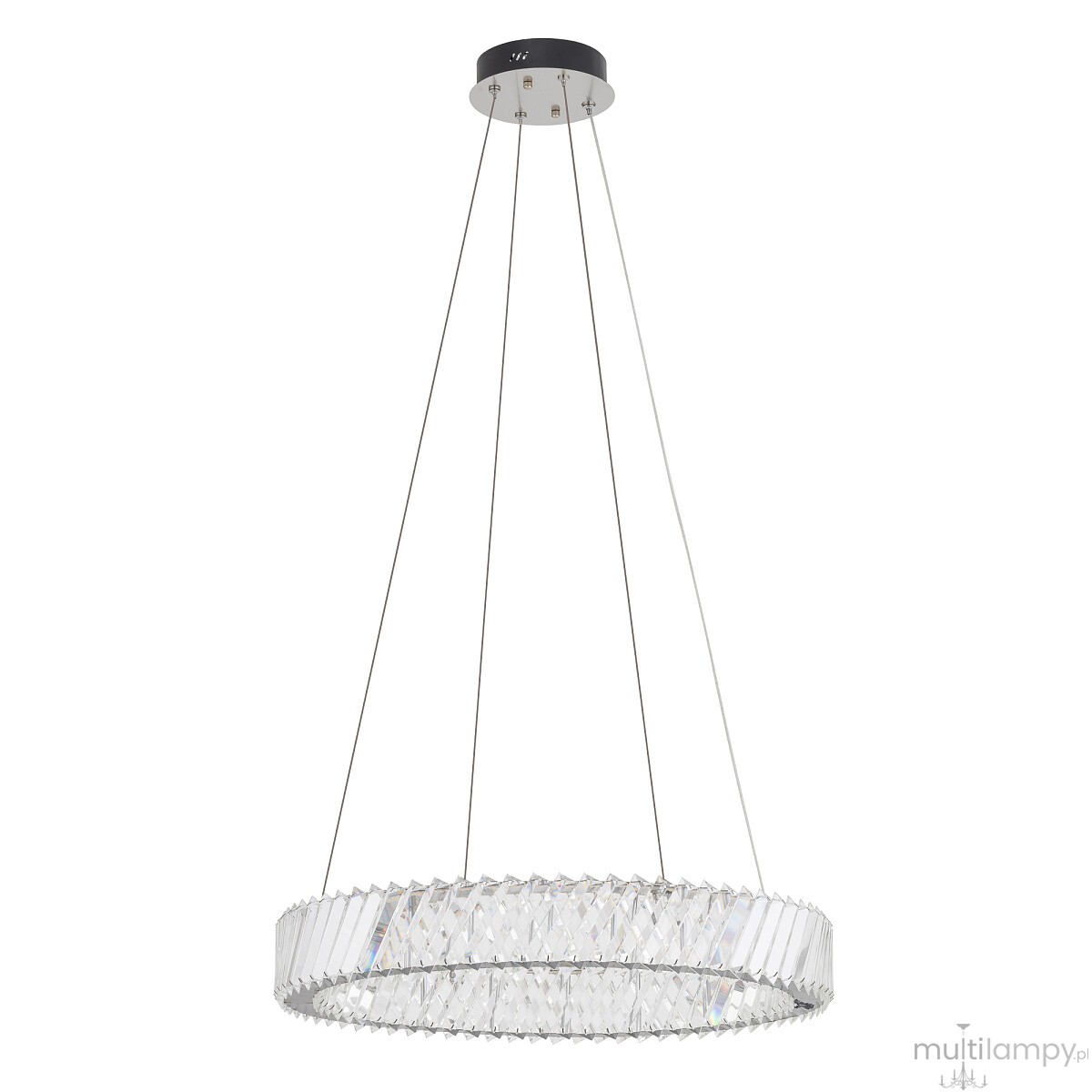 Luxora Round lampa wisząca LED 30W 3000K nikiel 11705