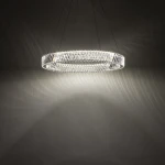 Luxora Round lampa wisząca LED 30W 3000K nikiel 11705