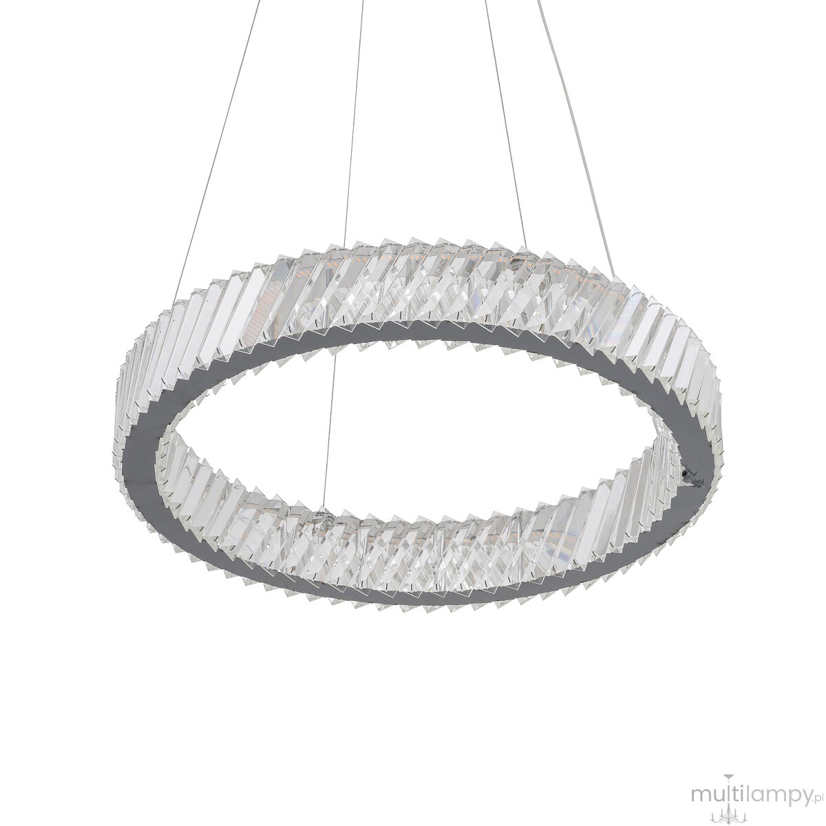 Luxora Round lampa wisząca LED 30W 3000K nikiel 11705