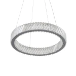 Luxora Round lampa wisząca LED 30W 3000K nikiel 11705