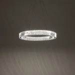 Luxora Round lampa wisząca LED 38W 3000K nikiel 11706