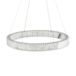 Luxora Round lampa wisząca LED 38W 3000K nikiel 11706