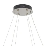 Luxora Round lampa wisząca LED 38W 3000K nikiel 11706